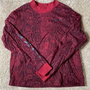 Nike Python Mock Neck top